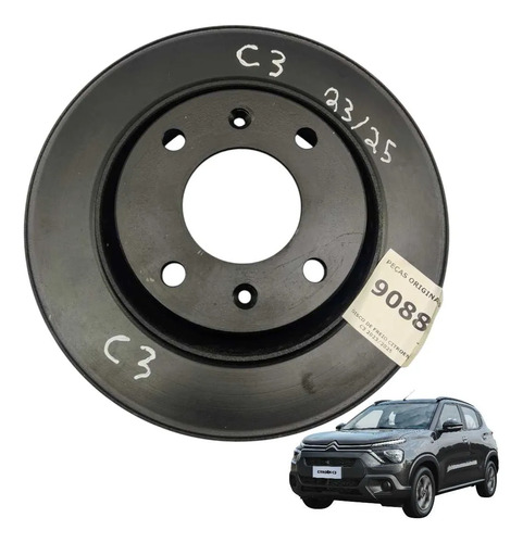 *disco De Freio Citroen C3 2023 2025 - Imagem 1