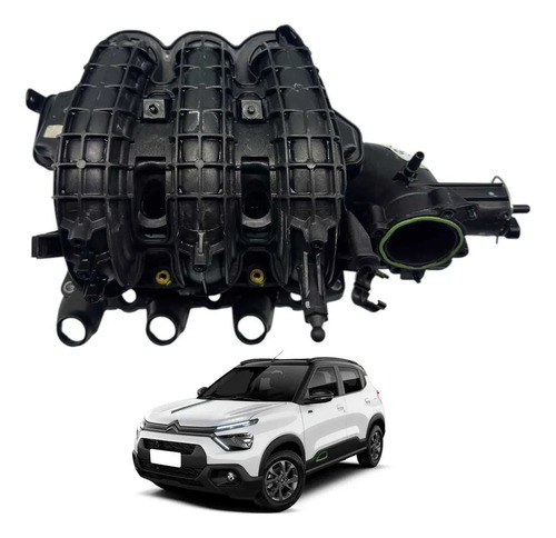 Coletor Admissão Fiat Argo 1.0 3cc 2018 2024 - Imagem 1