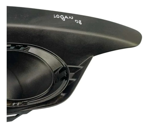 Moldura Milha Direito Renault Sandero Logan 2008 2024 Preto Direito - Imagem 2