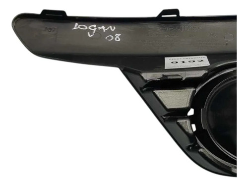 Moldura Milha Direito Renault Sandero Logan 2008 2024 Preto Direito - Imagem 3