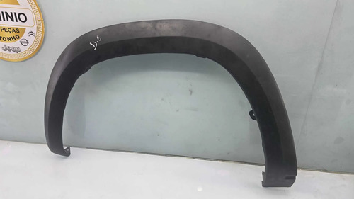  Moldura Do Paralama Dianteiro Kwid Esquerdo  2017 2024 Preto - Imagem 2