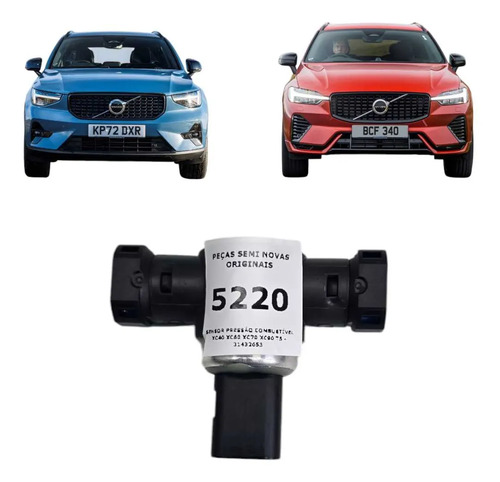 Sensor Pressão Combustível Xc40 Xc60 Xc70 Xc90 T5 - Imagem 1