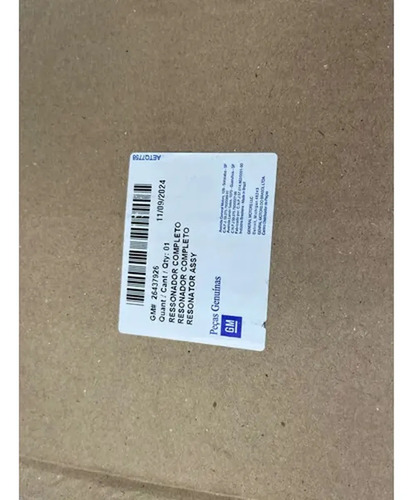 Ressonador Filtro De Ar Gm Tracker 2021 22 23 2024 Original - Imagem 4