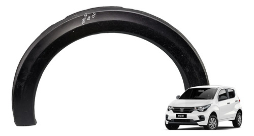 Moldura Paralama Dianteiro Esquerdo Fiat Mobi 2017 2021 - Imagem 1