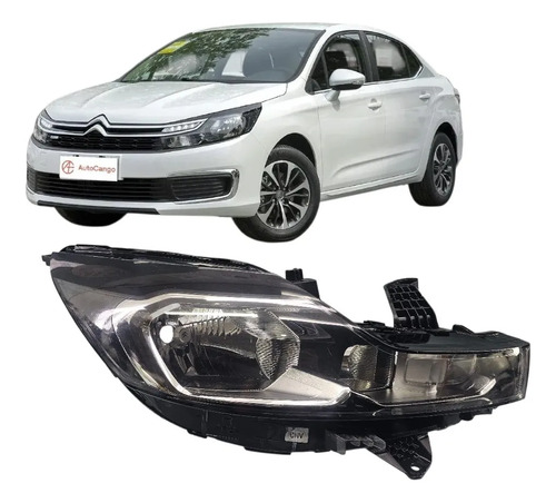 Farol Dianteiro Direito Citroen C4 Lounge 2019  2020 - Imagem 1