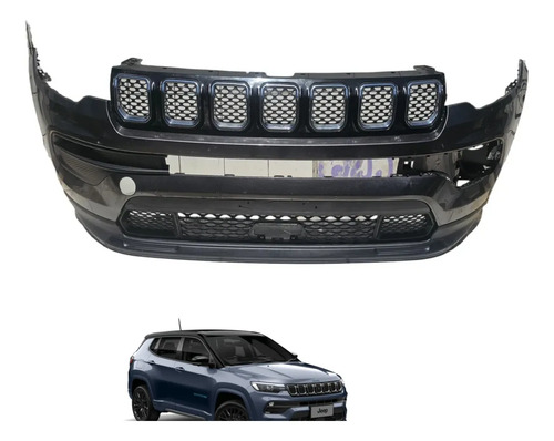 Para-choque Dianteiro Jeep Compass 22/26 Flex Cinza - Imagem 1