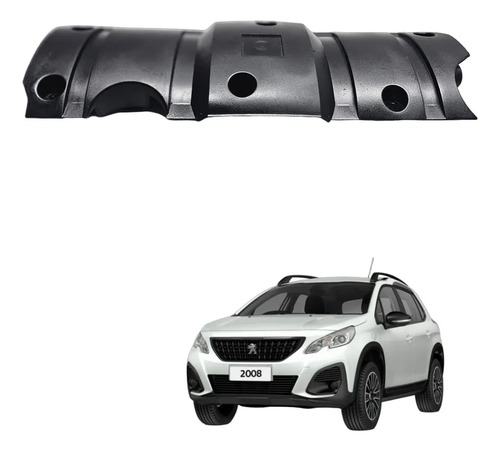Tampa Motor Peugeot 2008 16 2018 2019 Original Preto - Imagem 1