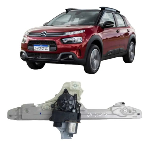*máquina Vidro Elétrica Traseira Direita C4 Cactus Semi Novo