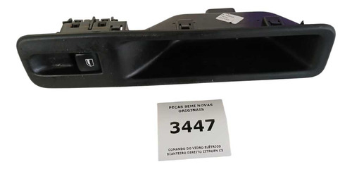 Comando Do Vidro Elétrico Dianteiro Direito Citroen C3 - Imagem 7