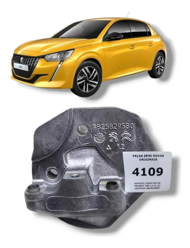 Suporte Coxim Calço Motor Peugeot 208 1.6 2021/2022 Original