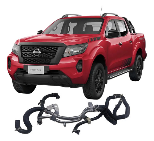 Tubo Cano Água Bomba Água Nissan Frontier 2.3 2021 A 2024