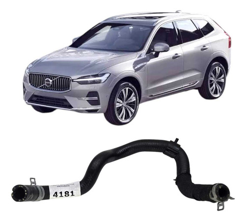 Mangueira Bomba Água Auxiliar Volvo Xc60 T8 2022 N°2 Preto - Imagem 1