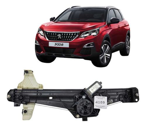 Máquina Do Vidro Elétrico Dianteiro Esquerdo Peugeot 3008 - Imagem 1