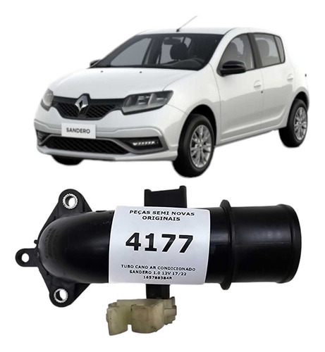Tubo Cano Ar Condicionado Sandero 1.0 12v 2017 A 2022 - Imagem 1