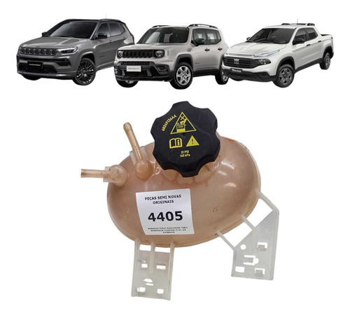 Reservatório Radiador Toro Renegade Compas1.3 2021 A 2023 - Imagem 1