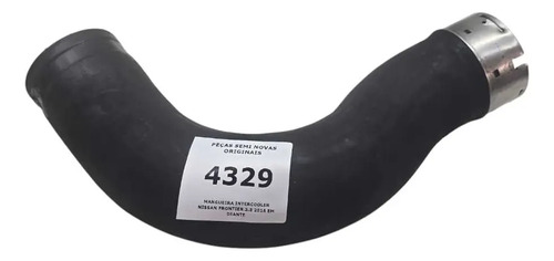 Mangueira Intercooler Nissan Frontier 2.3 2016 Em Diante Preto