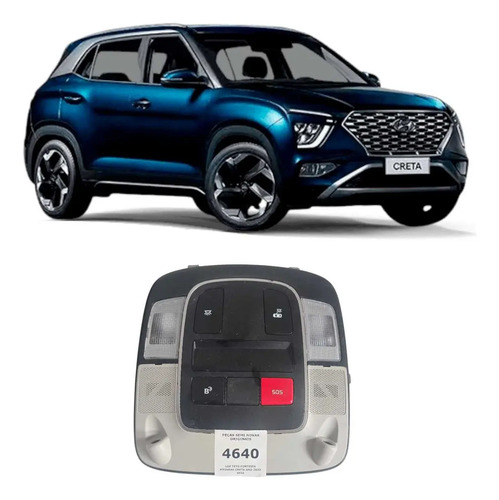 Luz Teto Cortesia Hyundai Creta Ano 2023 2024