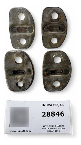 Unidade Batente Da Fechadura Porta Vw Golf Polo Sedan 2005 - Imagem 3