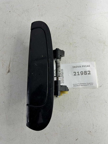 Maçaneta Externa Traseira Esquerda Kia Picanto 2010 Preto Traseira