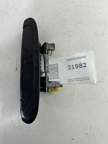 Maçaneta Externa Traseira Esquerda Kia Picanto 2010 Preto Traseira - Imagem 2