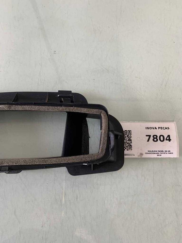 Moldura Painel Do Ar Condicionado Toyota Yaris 2018 Preto - Imagem 3