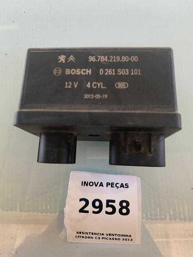 Resistencia Ventoinha Citroen C3 Picasso 2013