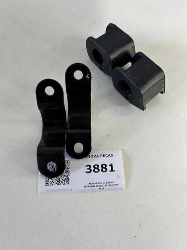 Braçadeira C Bucha Estabilizador Fiat Uno Way 2013 - Imagem 2