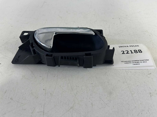 Fechadura Interna Dianteira Direita Citroen C3 2016 1904002 - Imagem 2