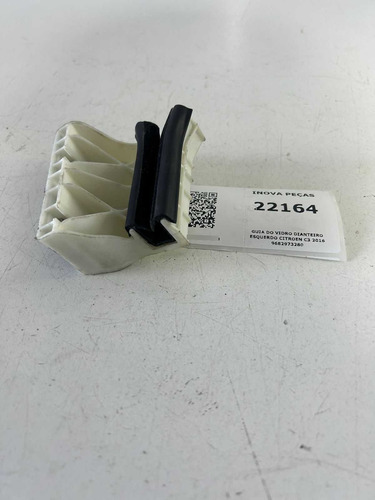 Guia Do Vidro Dianteiro Esquerdo Citroen C3 2016 9682973280 Preto - Imagem 3