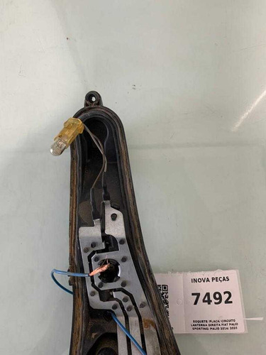Soquete/placa Lanterna Dir. Fiat Palio Sporting 14/20 - Imagem 3