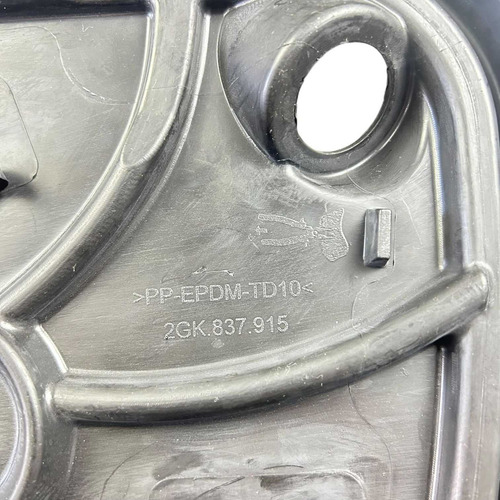 Acabamento Interno Porta Dianteira  Esquerda Vw Taos 22 24 Branco - Imagem 3