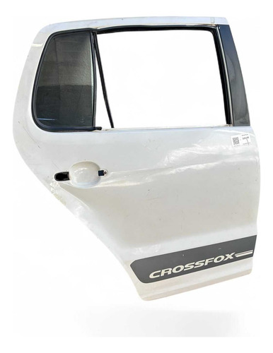 Porta Traseira Direita Fox Crossfox 2011 2014 C Amassado Traseira Direito Branco - Imagem 3