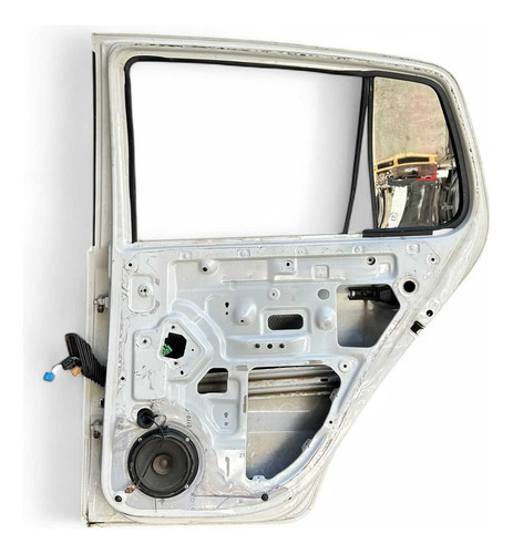 Porta Traseira Direita Fox Crossfox 2011 2014 C Amassado Traseira Direito Branco - Imagem 5