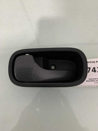 Maçaneta Interna Esquerda Fiat Mobi Like 1.0 2016 Preto Dianteira - Imagem 4