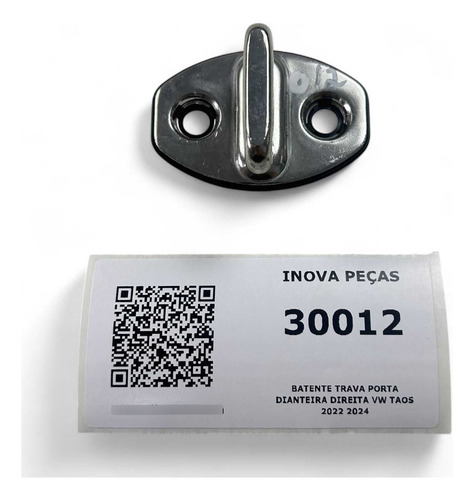  Batente Trava Porta Dianteira Direita Vw Taos 2022 2024 Branco