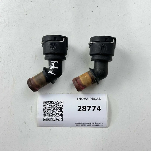 Unidade Conexão Flange De Água Vw Golf Jetta 2005 1j0122291b
