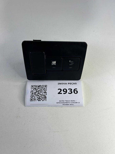 Botão Trava Vidro / Estacionamento Citroen C3 Picasso 2013