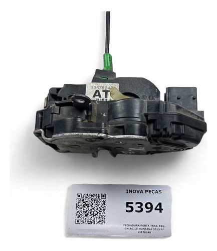 Fechadura Porta Tras. Esq. Gm Agile Montana 2013 Nº 13578248 - Imagem 2