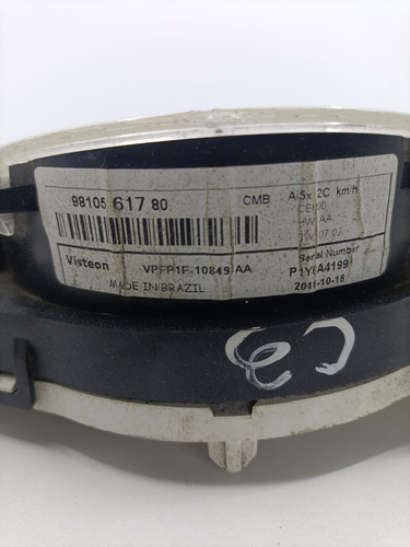 Painel Instrumentos Citroen Aircross C3 2015-2019 9810561780 Preto - Imagem 2