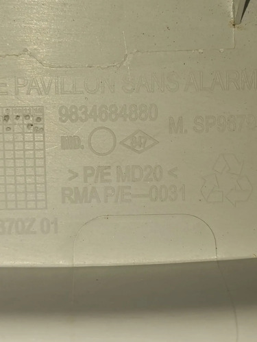 Luz De Teto Peugeot 208 2021/2024 9834684880 (usado) - Imagem 5