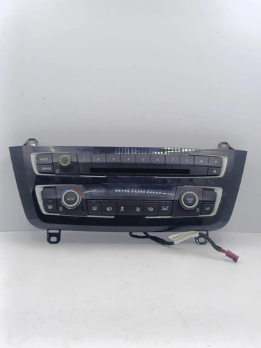 Frente Rádio Bmw 320 + Comando Ar 6832881-02 Original