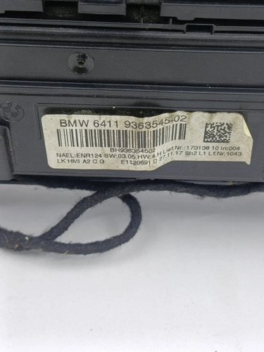 Frente Rádio Bmw 320 + Comando Ar 6832881-02 Original - Imagem 4