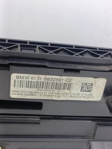 Frente Rádio Bmw 320 + Comando Ar 6832881-02 Original - Imagem 5