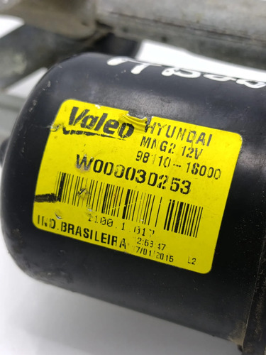 Motor Limpador Hb20 Dianteiro Hyundai 981101s000 W000030253 - Imagem 7