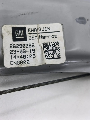 Máquina Vidro Onix Plus Esq 26290298 Original - Imagem 2