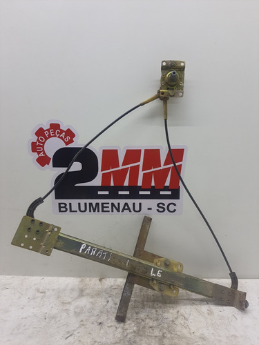 Maquina De Vidro Manual Parati Quadrada 94 Dianteira Esquerd