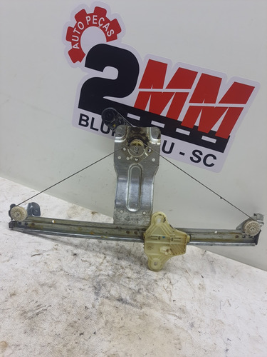 Maquina De Vidro Manual Renault Logan 2018 Traseira Direita - Imagem 2