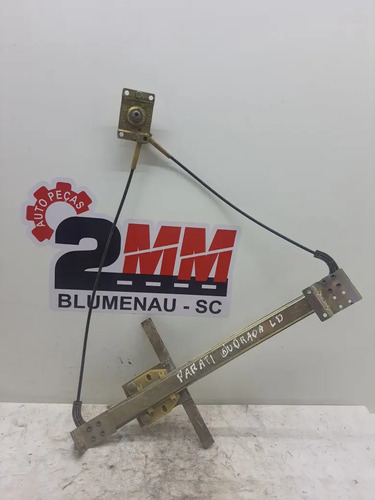 Maquina De Vidro Manual Parati Quadrada 94 Dianteira Direita