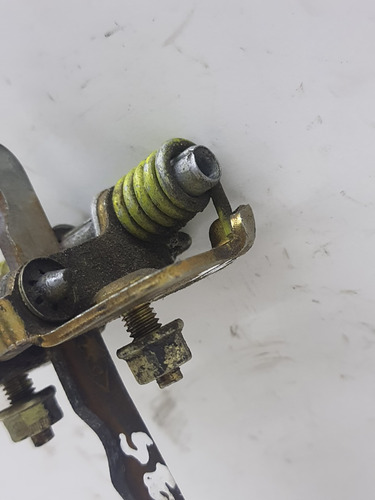 Limitador De Porta Traseira Esquerda Renault Scenic 2004 Traseira Esquerdo Dourado - Imagem 3