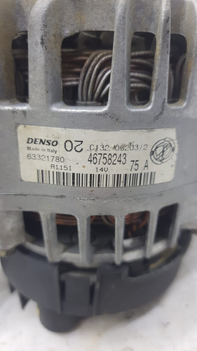 Alternador Fiat Doblo 2003 1.3 75ah S/ar Condicionado - Imagem 7